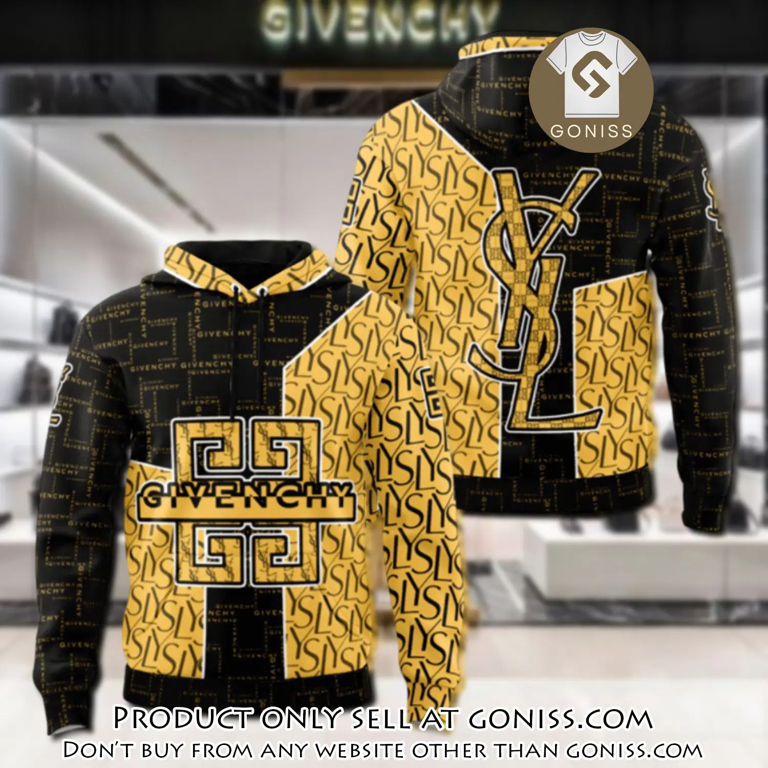 Givenchy yves saint laurent unisex hoodie luxury brand gifts  jh2291 gn0036067